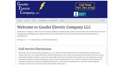 Desktop Screenshot of gaudetelectricllc.com